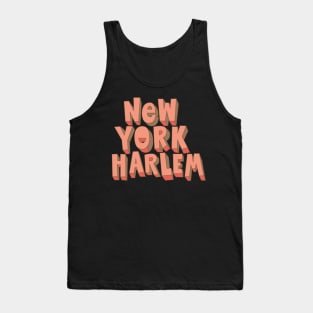 Vibrant Harlem Vibes: Dive into the Hip, Colorful Design of NYC's Iconic Neighborhood Tank Top